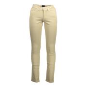 Gant Beige Bomulls Jeansbyxor Beige, Herr