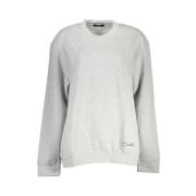 Cavalli Class Grå broderad sweatshirt Gray, Dam