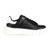 Gaëlle Paris Sportiga Svarta Sneakers med Kontrastdetaljer Black, Dam