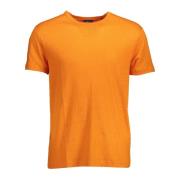 Gant Orange Bomull T-shirt med korta ärmar Orange, Herr