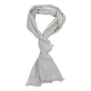 Ermenegildo Zegna Lyxig Sidenscarf för Män Gray, Herr