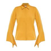 Max Mara Skjorta Grecia Yellow, Dam