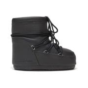 Moon Boot Icon Low Nero Gomma Design Vinterskor Black, Dam