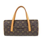 Louis Vuitton Vintage Pre-owned Canvas handvskor Brown, Dam