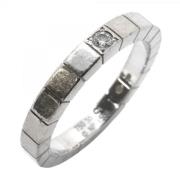 Cartier Vintage Pre-owned Vitt guld ringar Gray, Herr