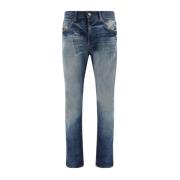 Diesel Jeans med broderat logotyp Blue, Herr