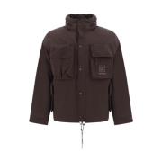 C.p. Company Metropolis Huva Jacka med Fickor Brown, Herr