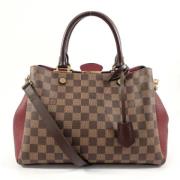 Louis Vuitton Vintage Pre-owned Canvas louis-vuitton-vskor Brown, Dam