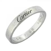 Cartier Vintage Pre-owned Platina ringar Gray, Dam