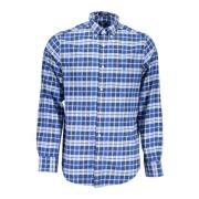 Gant Blå Långärmad Button Down Skjorta Blue, Herr