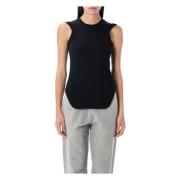 The Attico Stilren Reese Tank Top Black, Dam