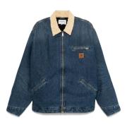 Carhartt Wip Detroit Jacka i Klassisk Stil Blue, Herr