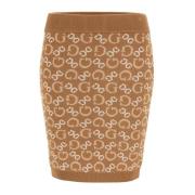 Guess Monogram Kort Kjol - Slim Fit Brown, Dam