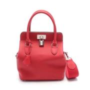 Hermès Vintage Pre-owned Tyg handvskor Red, Dam