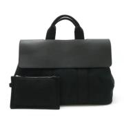 Hermès Vintage Pre-owned Canvas handvskor Black, Dam