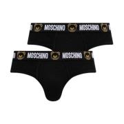 Moschino Silke Slip Set Black, Herr