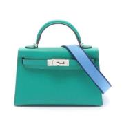 Hermès Vintage Pre-owned Laeder handvskor Green, Dam