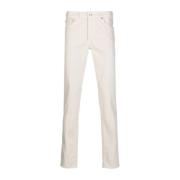 Barba Slim Fit Jeans, 97% Bomull, 3% Elastan Beige, Herr