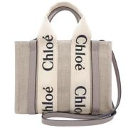 Chloé Pre-owned Pre-owned Canvas handvskor Beige, Dam