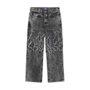 Octopus Bomull Jeans Gray, Herr