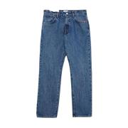 Amish Denim Jeans med fickor fram och bak Blue, Herr