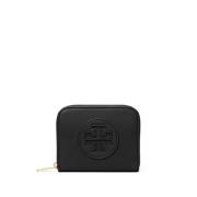 Tory Burch Ella Bio Liten Dragkedja Plånbok Black, Dam