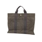 Hermès Vintage Pre-owned Canvas totevskor Gray, Dam