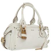 Chloé Pre-owned Pre-owned Laeder handvskor White, Dam