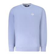 North Sails Blå Långärmad Sweatshirt med Logotyp Blue, Herr