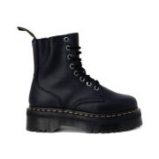 Dr. Martens Läderstövel med 4,5 cm klack Black, Dam