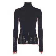 MM6 Maison Margiela Stiliga Sweaters Kollektion Black, Dam