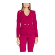 Rinascimento Elastanblandning Dam Blazer Kollektion Red, Dam