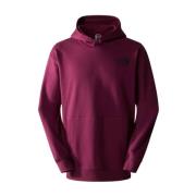 The North Face Bomull Hoodie Boysenberry Koordinater Red, Herr