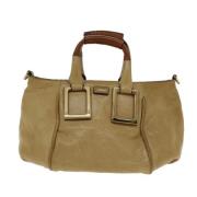 Chloé Pre-owned Pre-owned Laeder handvskor Beige, Dam