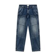 Amish Denim Jeans Blue, Herr