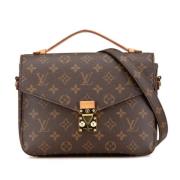 Louis Vuitton Vintage Pre-owned Canvas axelremsvskor Brown, Dam