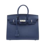 Hermès Vintage Pre-owned Laeder handvskor Blue, Dam