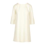 Max Mara Vit Klänning Noel Bianco White, Dam