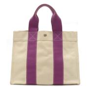 Hermès Vintage Pre-owned Canvas totevskor White, Dam