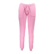 Cavalli Class Sportig Rosa Dambyxor med Broderi Pink, Dam