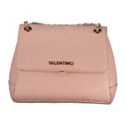 Valentino by Mario Valentino Rosa Axelväska med Kedjeryggsäck Pink, Da...