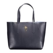 Tommy Hilfiger Blue Polyurethane Handbag Blue, Dam