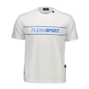 Plein Sport Kortärmad Herr T-shirt Vit White, Herr