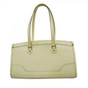 Louis Vuitton Vintage Pre-owned Tyg handvskor Beige, Dam