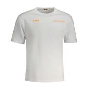 K-Way Kortärmad Logotyp Tryck T-shirt Vit White, Herr