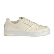 Calvin Klein Sportiga vita sneakers med kontrastdetaljer White, Herr