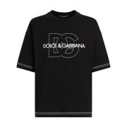 Dolce & Gabbana Svarta T-shirts och Polos Black, Herr