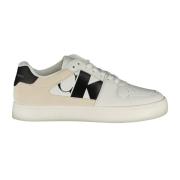 Calvin Klein Sportiga vita sneakers med kontrastdetaljer White, Herr