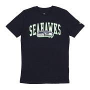 New Era Seattle Seahawks Draft Tee i Lagfärger Black, Herr