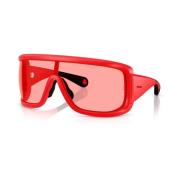 Moncler Me8003 501784 Sunglasses Red, Unisex